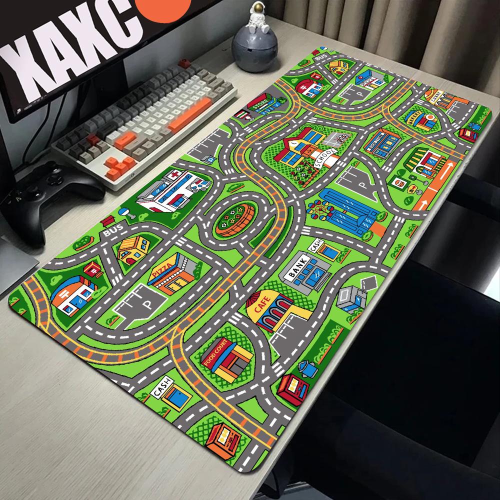 Desk Setup Gaming Pc - Alfombrilla de ratón de dibujos animados