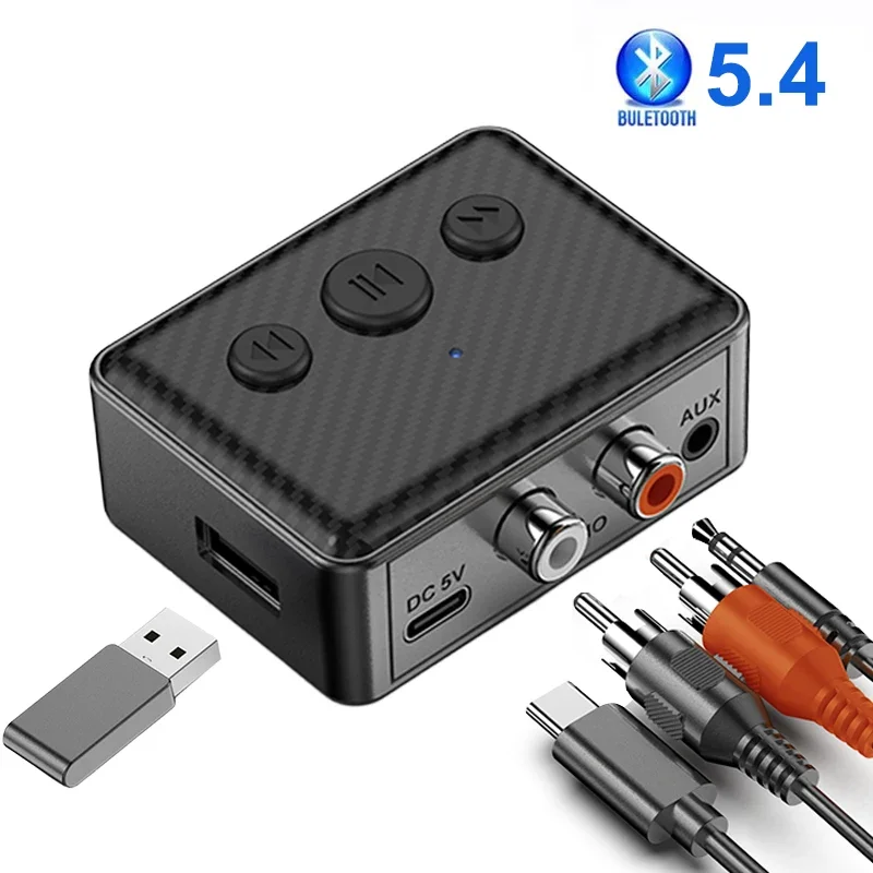 Desk Setup Speakers - Adaptador receptor de Audio USB Bluetooth
