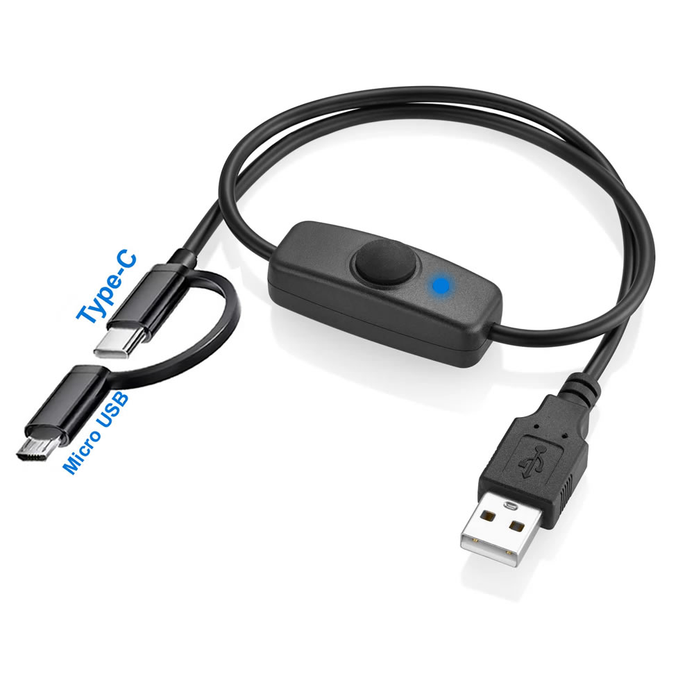 Desk Setup Led Strip - Cable de carga 2 en 1