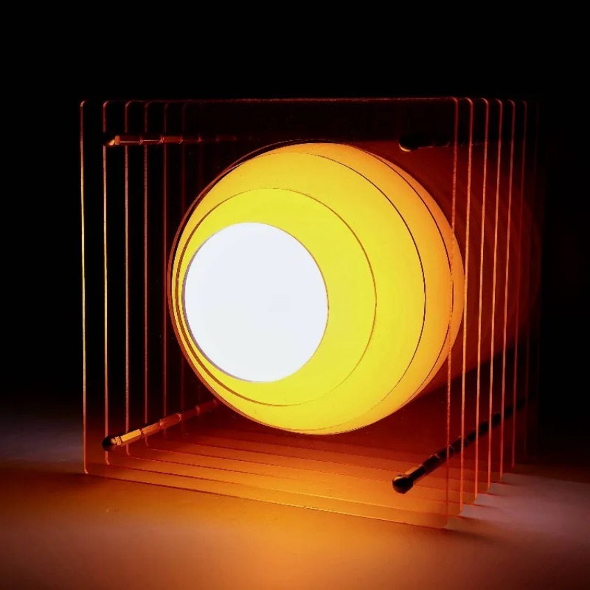 Desk Setup Decor - Lámpara de acrílico DIY de mil