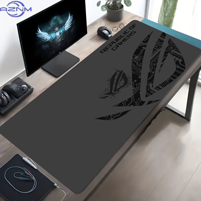 Desk Setup Gear - Alfombrilla de Ratón Grande para Juegos,
