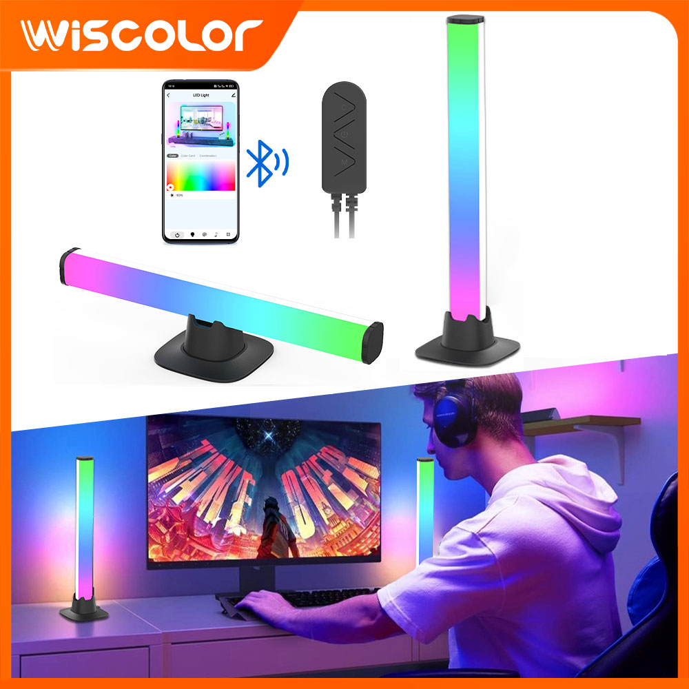Desk Setup With Tv - Barra de luces LED RGB con