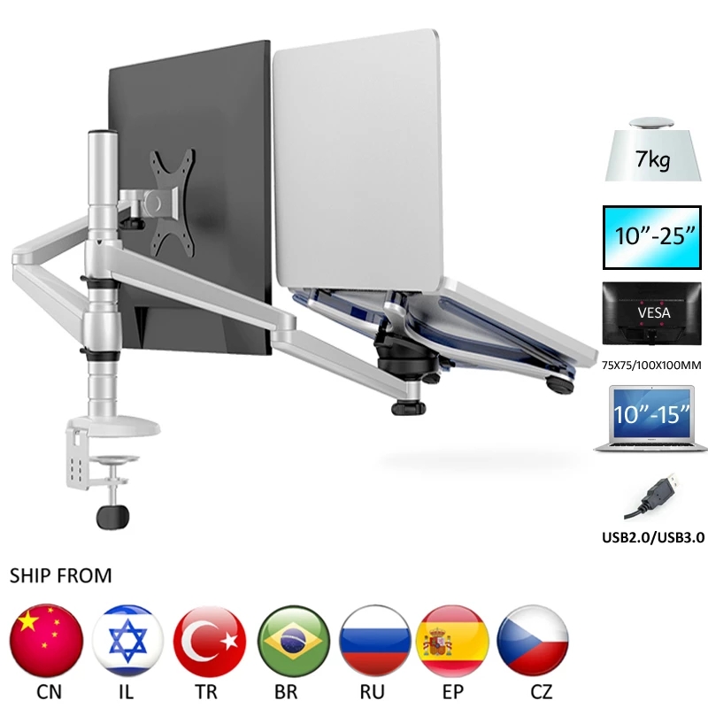 Desk Setup Pink - Soporte de Escritorio Multimedia OA-7X con