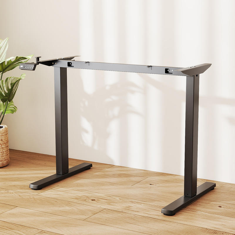 Estructura de escritorio eléct - Desk Setup Black And Wood reseña y precio