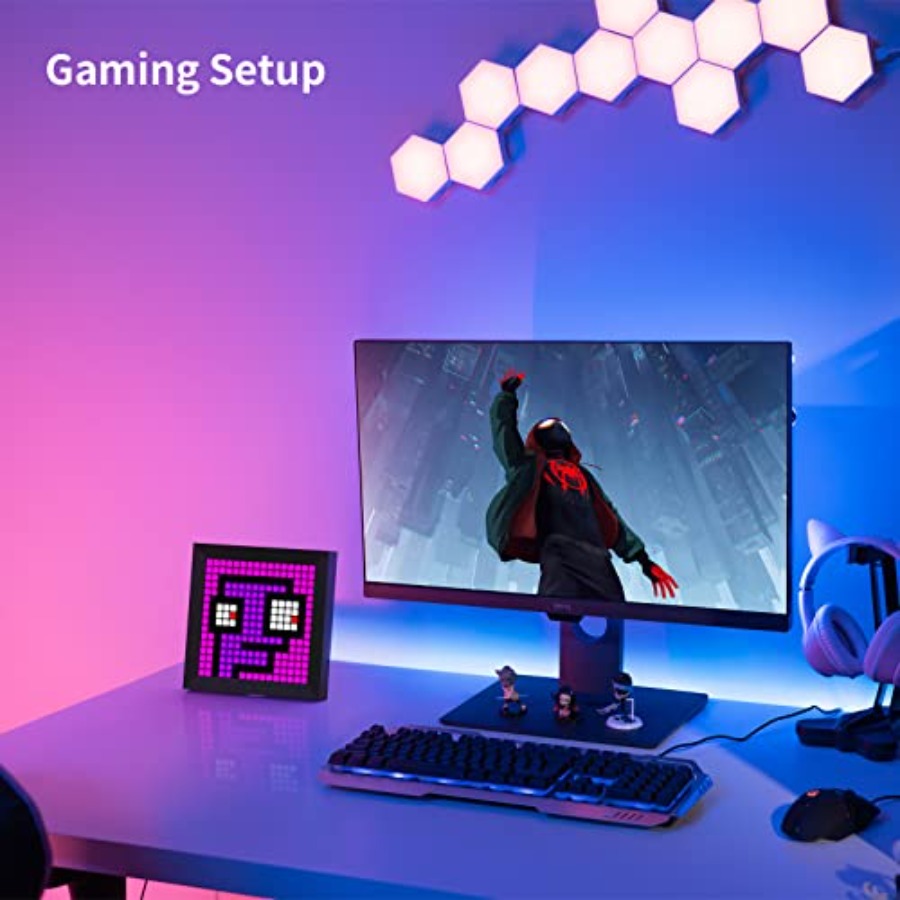 Panel de Pantalla LED de Píxel - Desk Setup With Tv reseña y precio