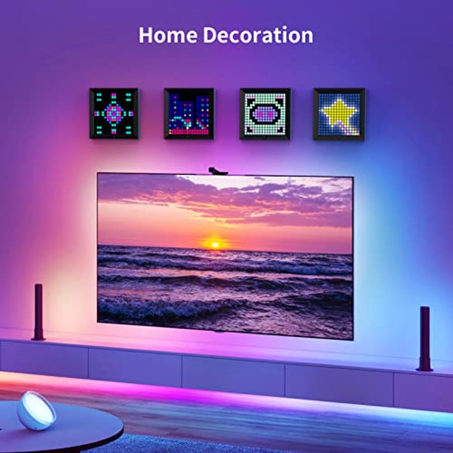 Panel de Pantalla LED de Píxel - Desk Setup With Tv reseña y precio