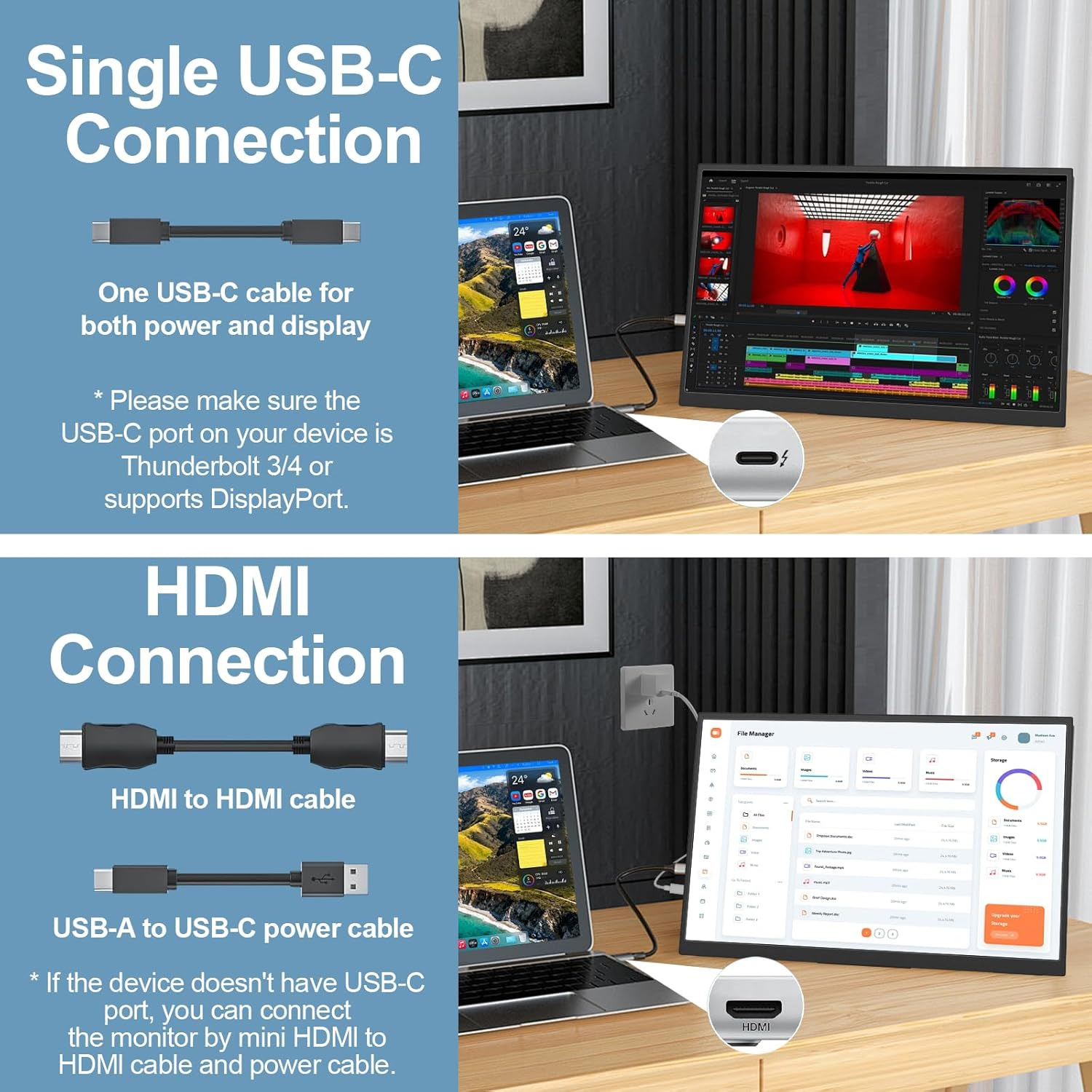 Monitor Portátil de 17.3 Pulga - Desk Setup Speakers reseña y precio