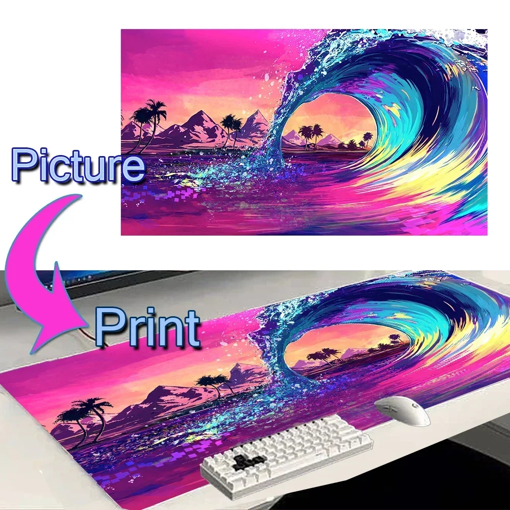 Tapete de ratón personalizado, - Desk Setup Pink reseña y precio