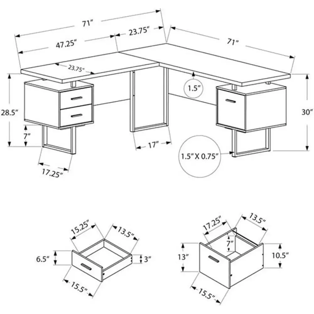 Escritorio para computadora en - Desk Setup Black And Wood reseña y precio