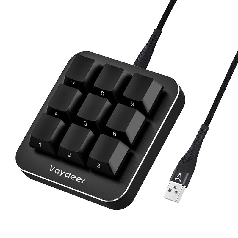 Teclado multifuncional con 9 t - Desk Setup Programmer reseña y precio