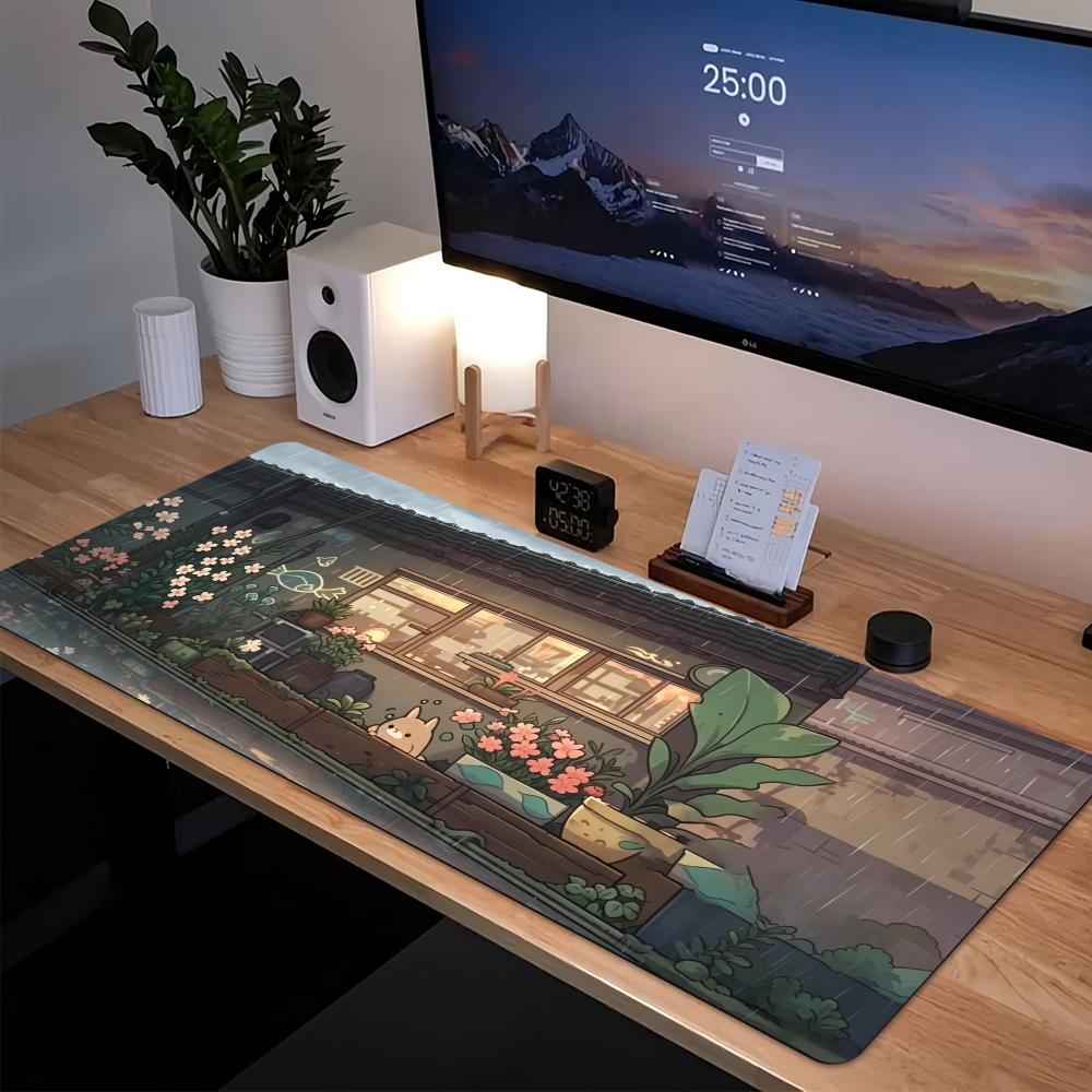 Alfombrilla de ratón para jueg - Desk Setup Pc And Laptop reseña y precio