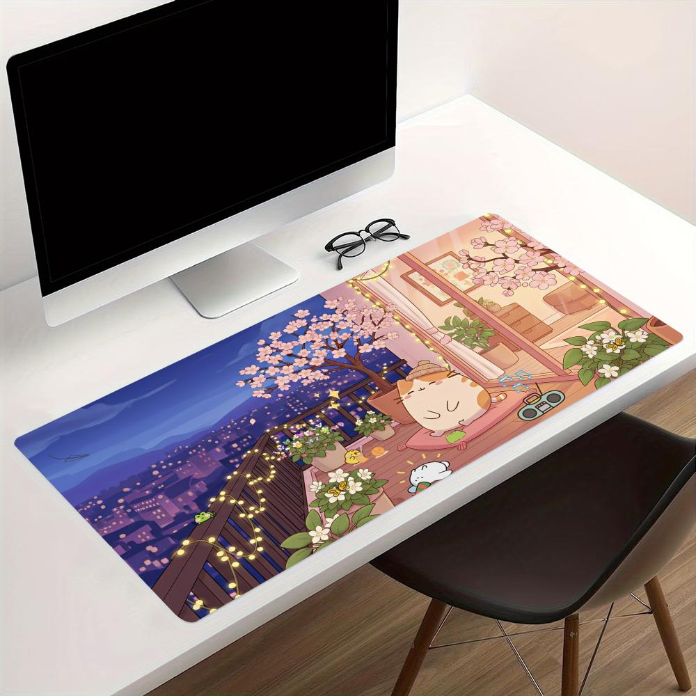 Alfombrilla de ratón para jueg - Desk Setup Pc And Laptop reseña y precio
