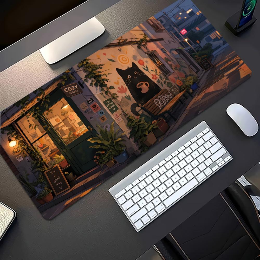Alfombrilla de ratón para jueg - Desk Setup Pc And Laptop reseña y precio