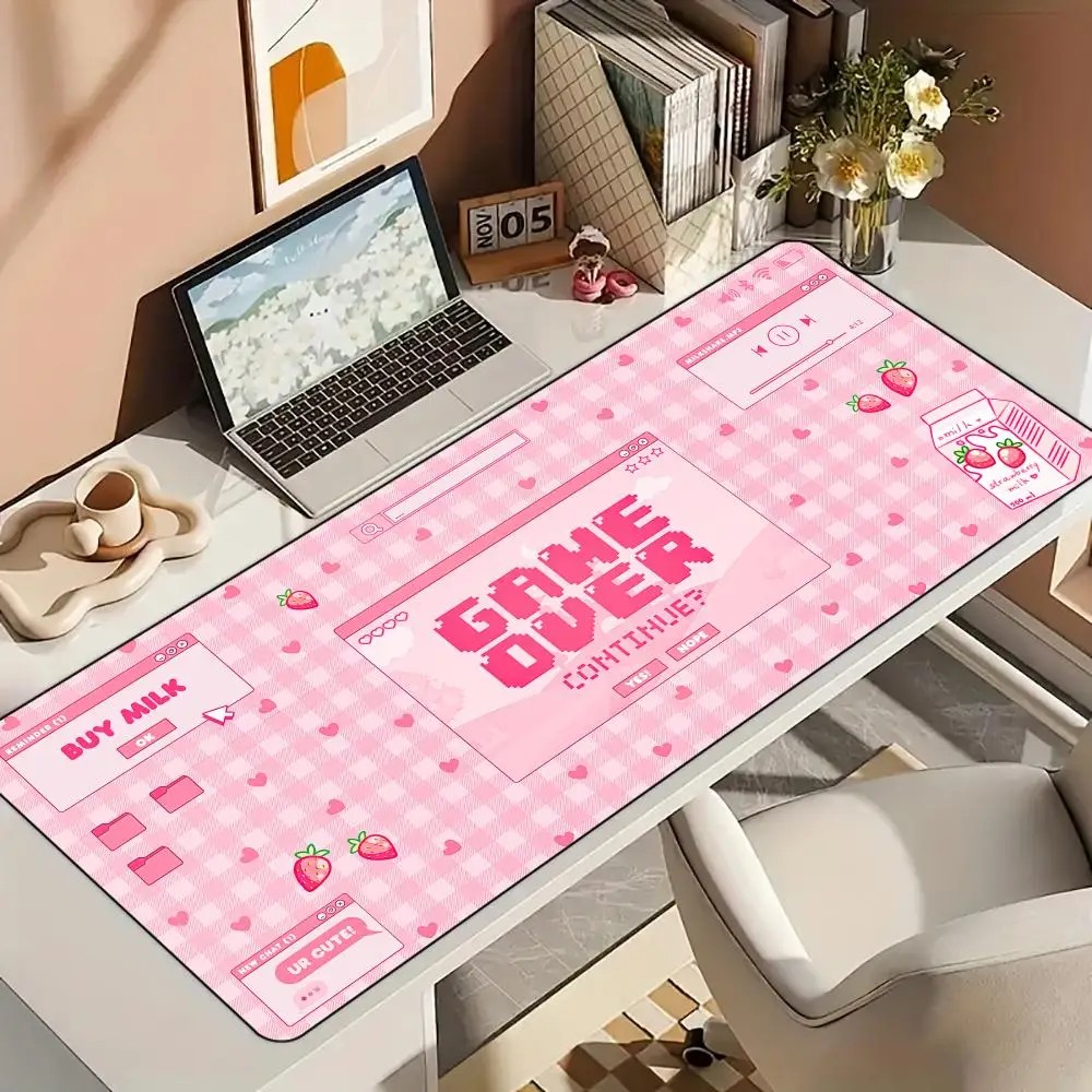 VIKAMA Alfombrilla de ratón gr - Desk Setup Pink reseña y precio
