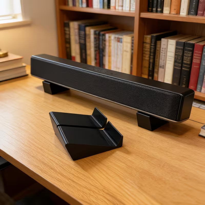 Bases universales para barra d - Desk Setup Speakers reseña y precio