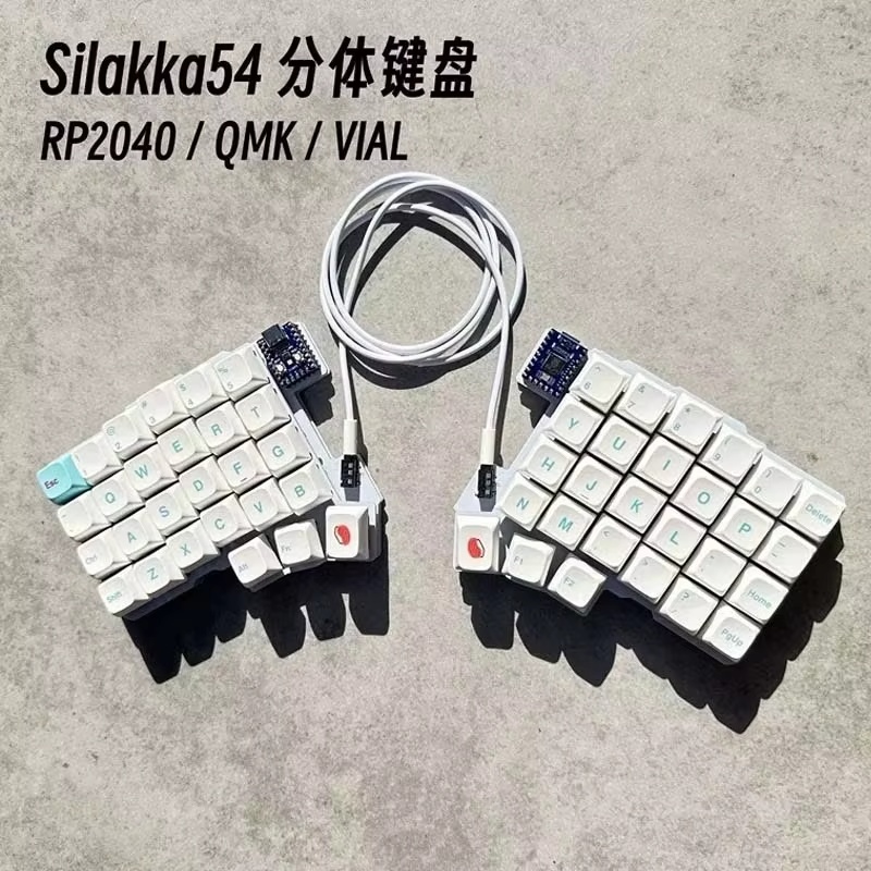 Silakka54 Teclado mecánico div - Desk Setup Programmer reseña y precio