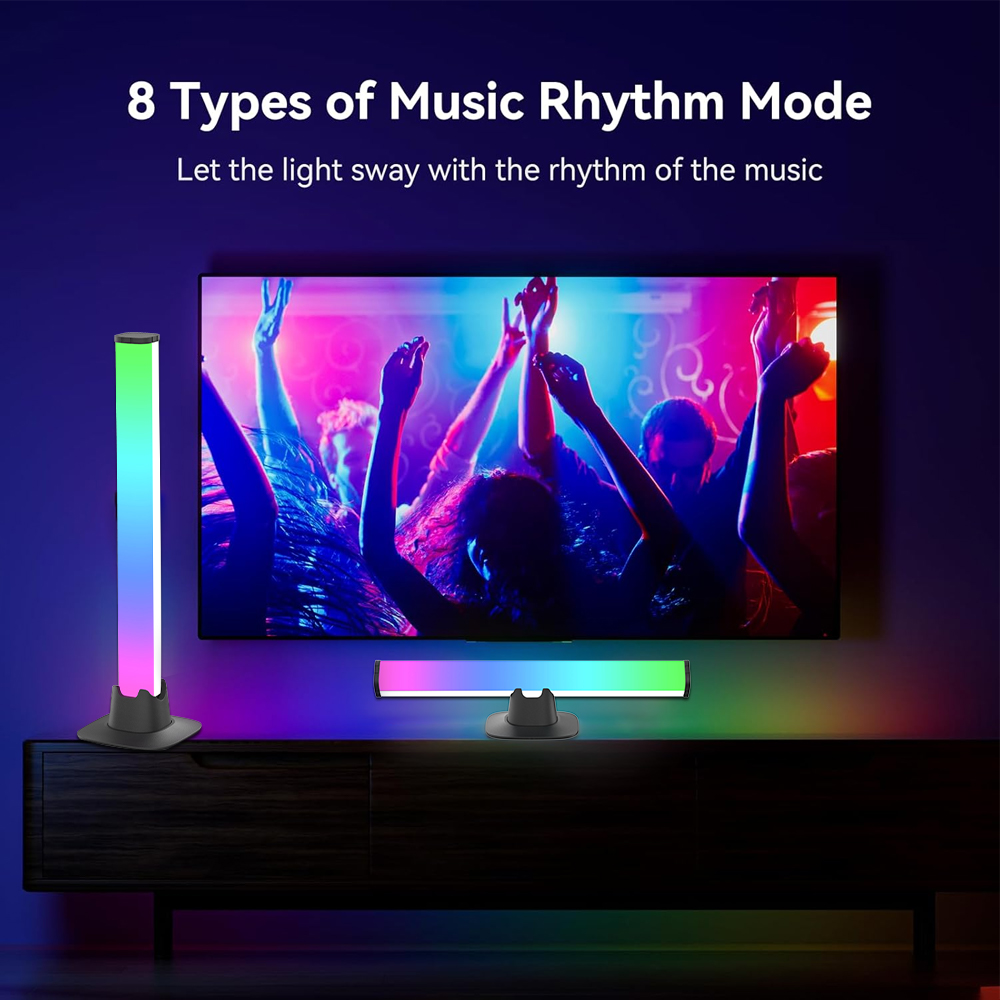 Barra de luces LED RGB con con - Desk Setup With Tv reseña y precio