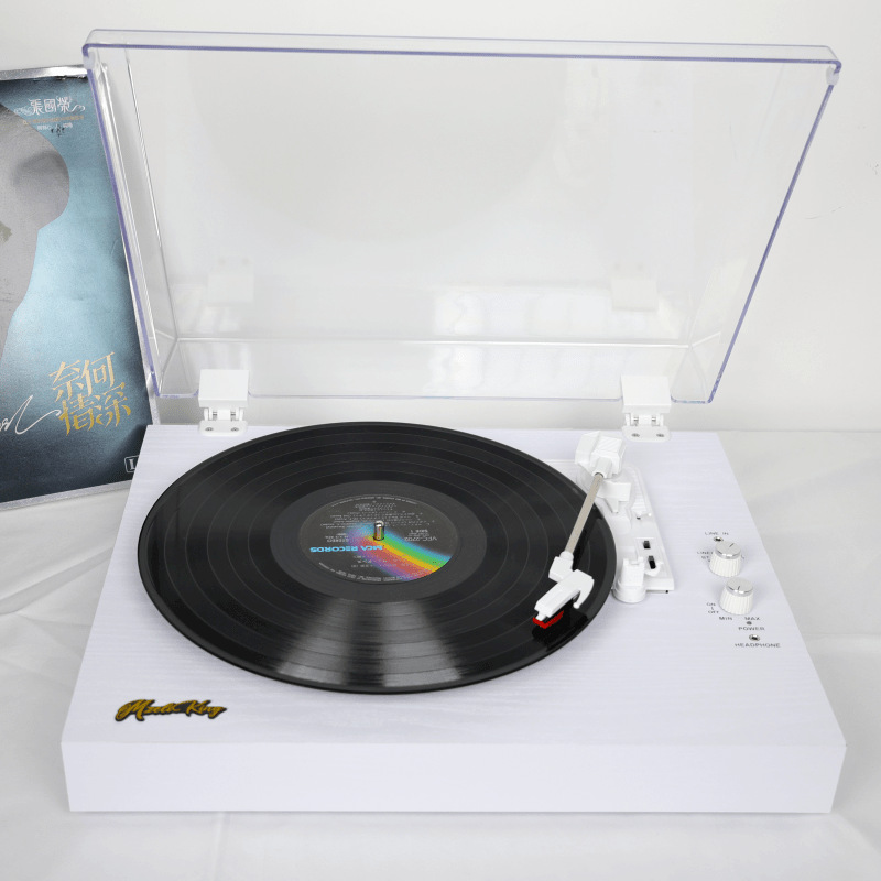 Tocadiscos de Vinilo, Fonógraf - Desk Setup Speakers reseña y precio