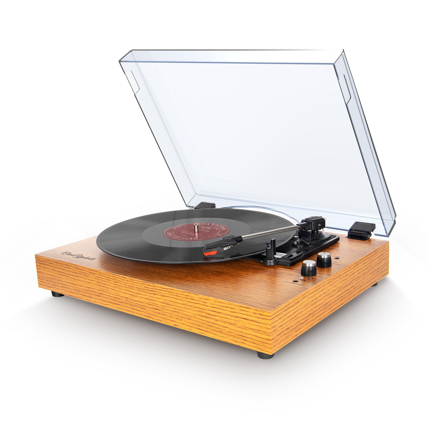 Tocadiscos de Vinilo, Fonógraf - Desk Setup Speakers reseña y precio