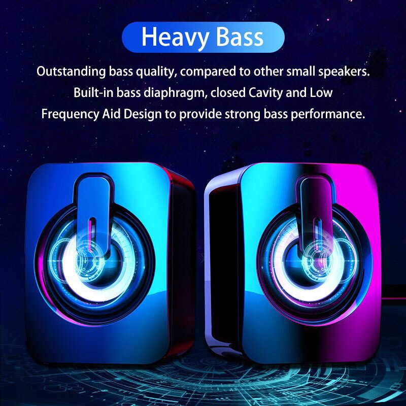 Altavoces para ordenador, micr - Desk Setup Speakers reseña y precio