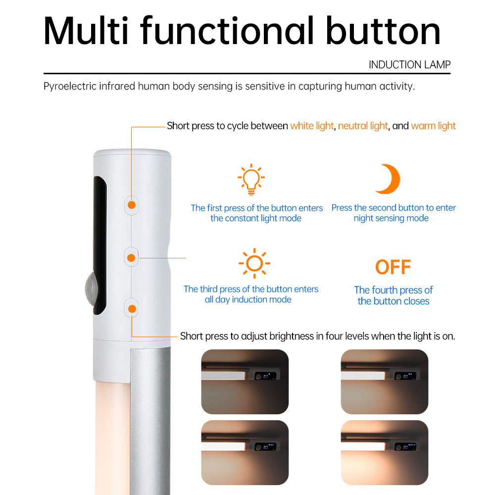 Luz nocturna con Sensor de mov - Desk Setup Led Strip reseña y precio