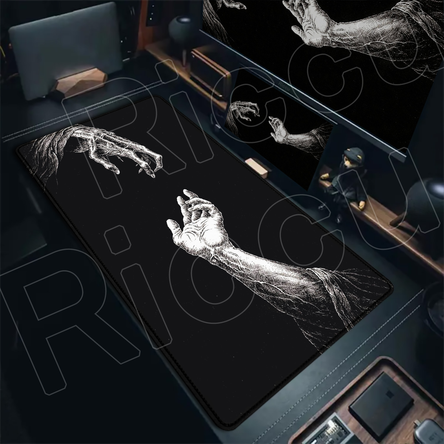 Alfombrilla de ratón grande HD - Desk Setup Pc And Laptop reseña y precio