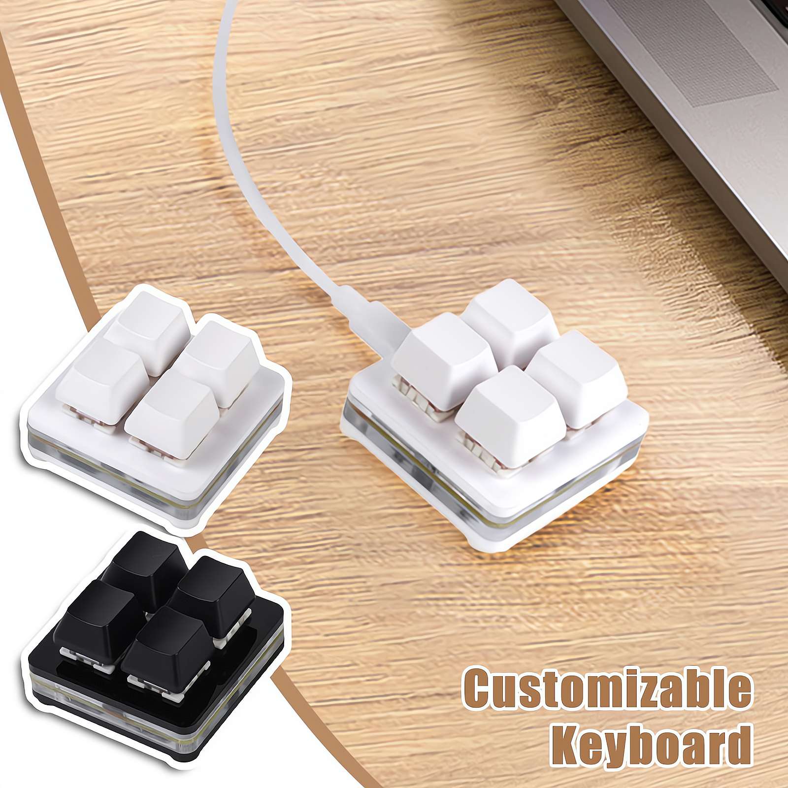 OUTEMU-Mini teclado mecánico M - Desk Setup Programmer reseña y precio