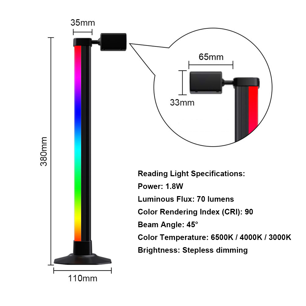 Barra de luz inteligente LED R - Desk Setup With Tv reseña y precio